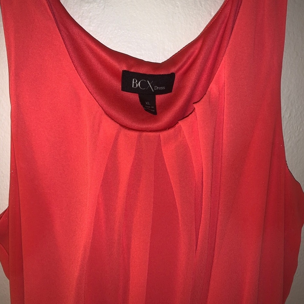 Coral dress